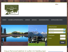 Tablet Screenshot of haus-panoramablick.info